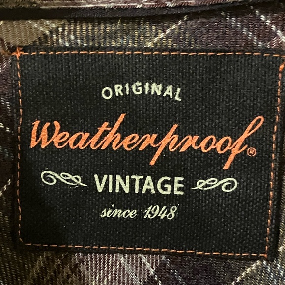 Weatherproof Purple Plaid Men's Shirt - Picture 3 of 5